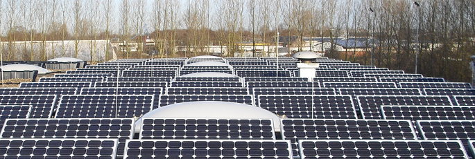 Bild Photovoltaikanlage Turnhalle Alpen
