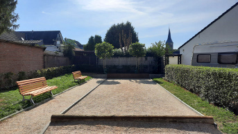 Bouleplatz an der Haagstraße in Alpen