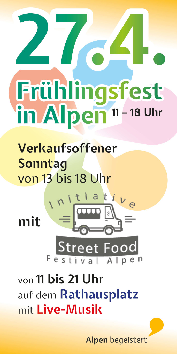 Plakat Frühlingsfest 2025