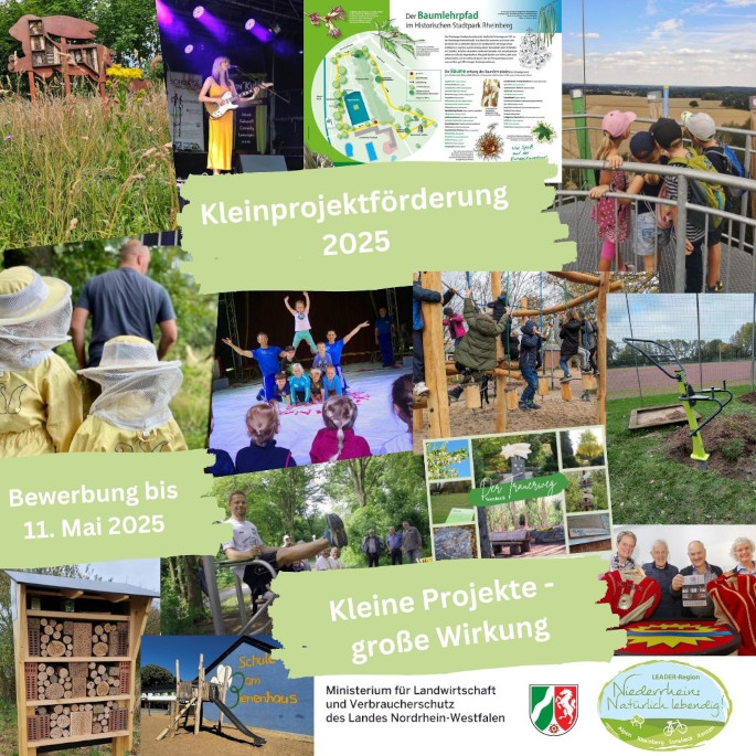Plakat Kleinprojektförderung 2025