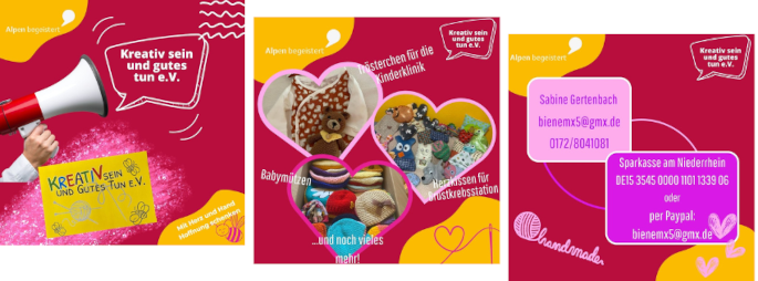 Kreativ sein und Gutes tun e. V.