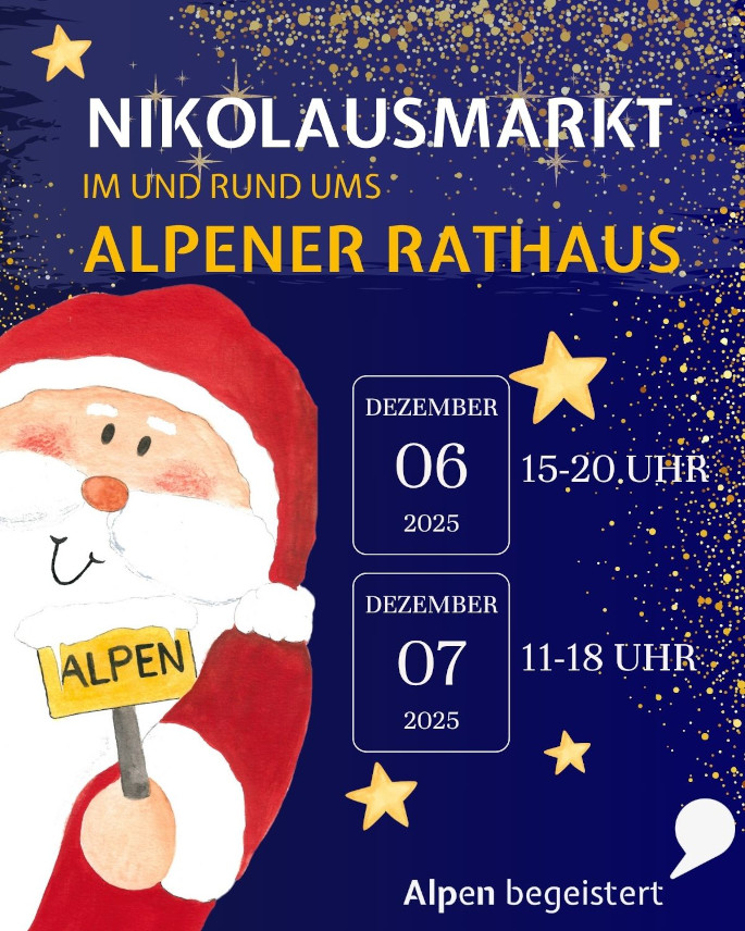 Plakat Nikolausmarkt 2025