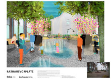 Stadtumbau - Entwurf Rathausvorplatz