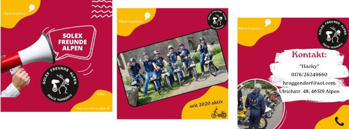 Solex Freunde Alpen - Rolle Vorwärts