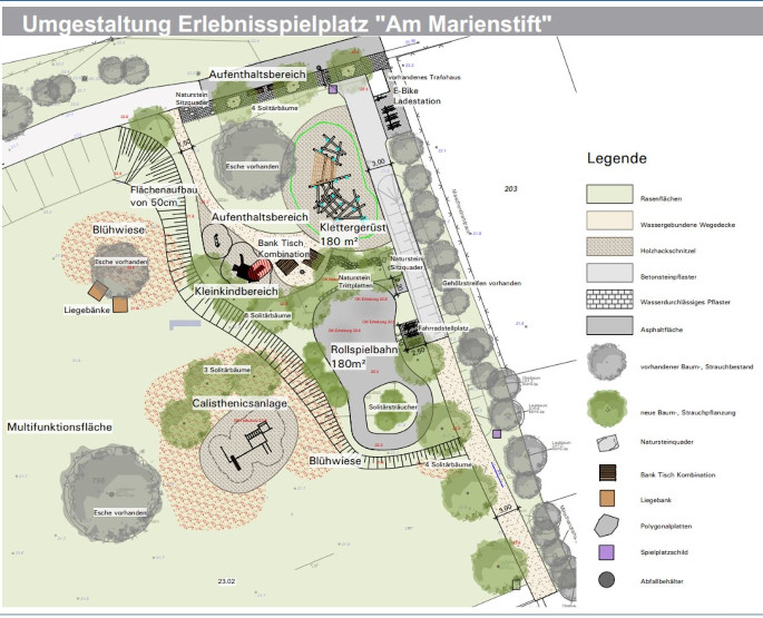 Foto: Planausschnitt Gemeinde Alpen